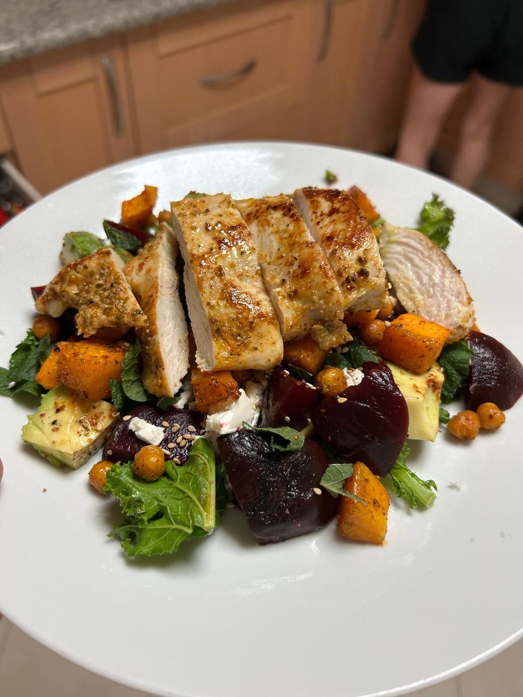 A simple chicken dinner