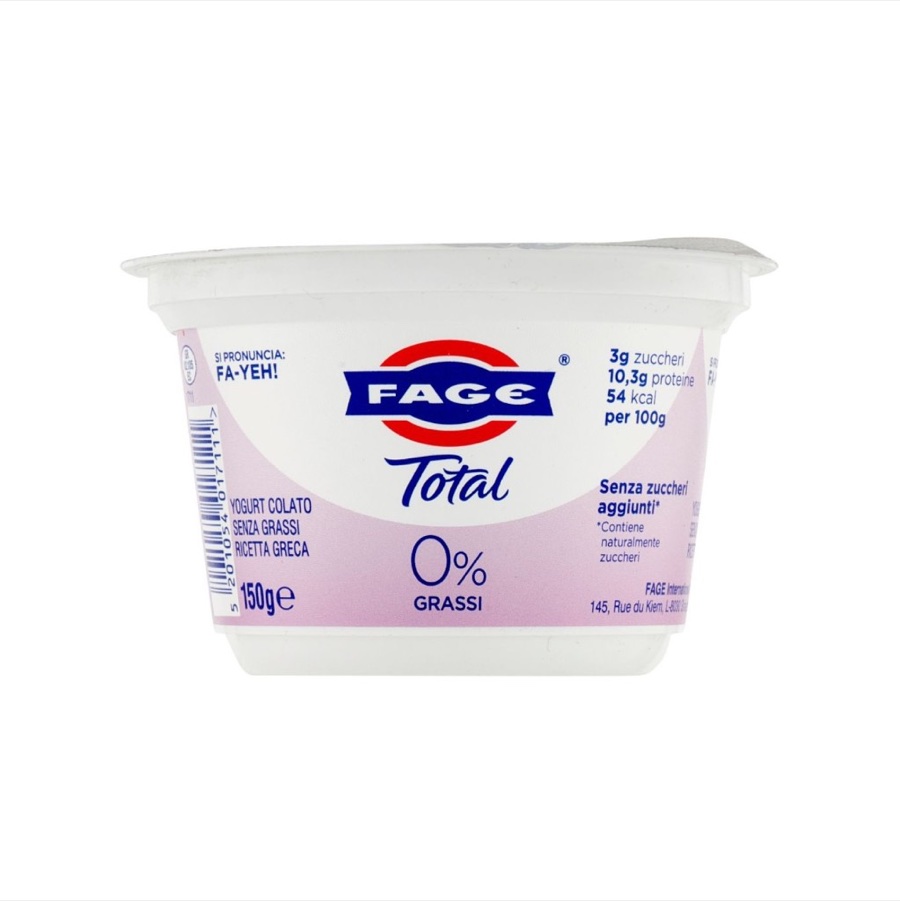 A tub of Greek yoghurt